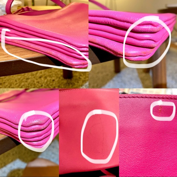 ❌SOLD❌ CÉLINE Trio Small Fuchsia Smooth Calfskin - Picture 5 of 9